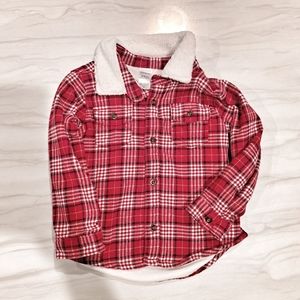 Flannel Toddler Red Shirt